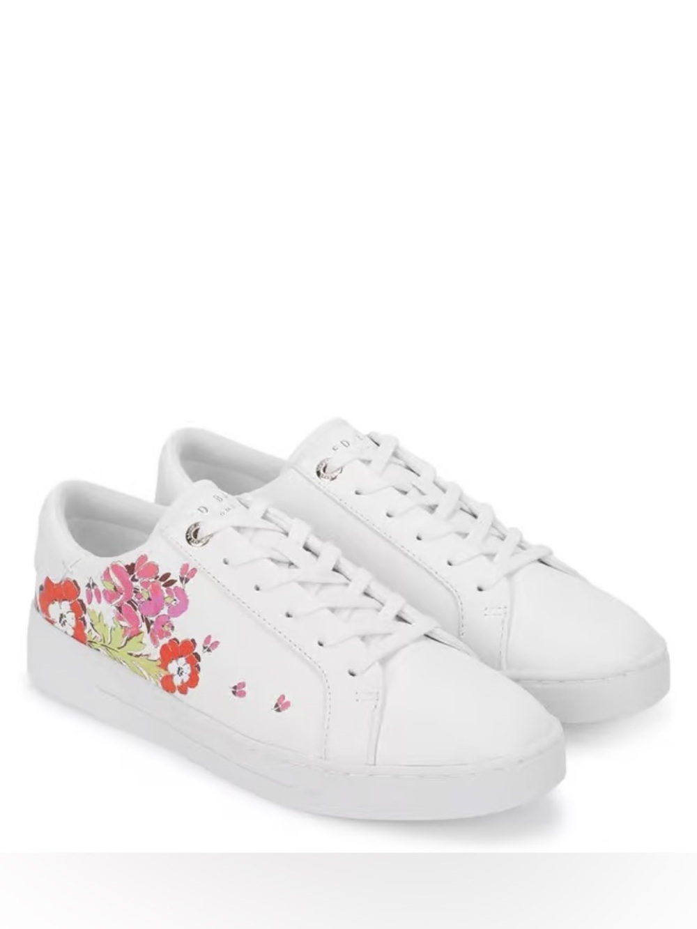 TED BAKER Maylar Sneakers Size 8 – White Leather – New Never Worn